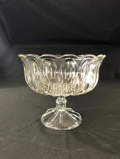 Fairfield Clear by Anchor Hocking - Footed Compote