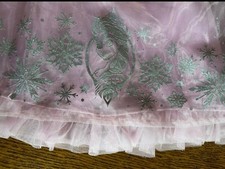 Disney World Princess Frozen Elsa Pink Tutu Skirt Medium Glitter Dance Ballet