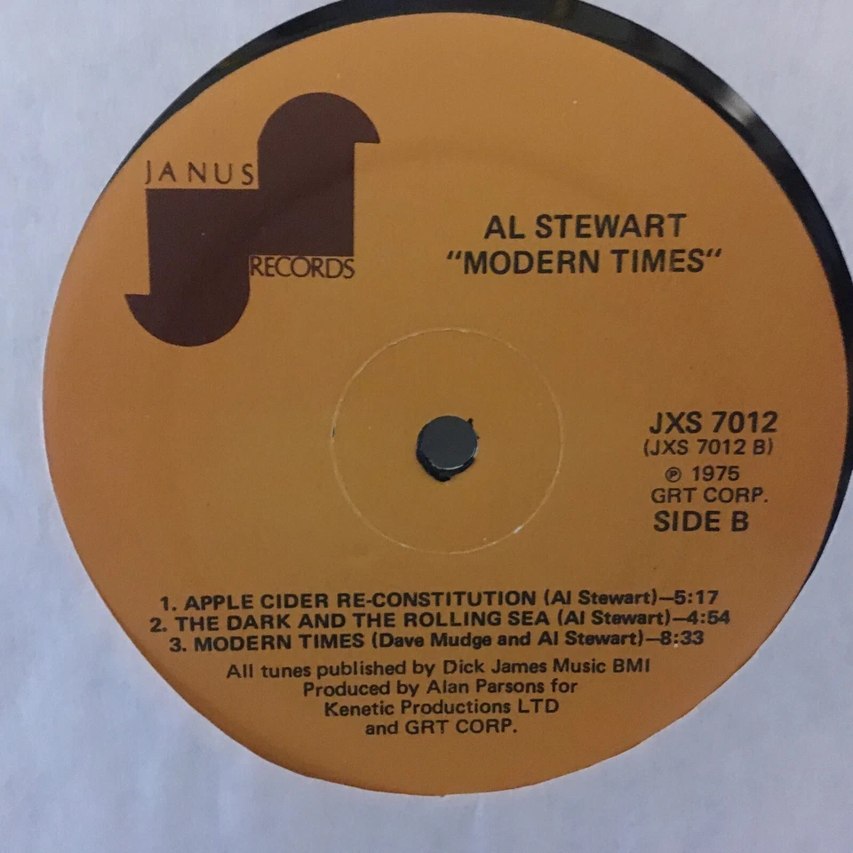 AL  STEWART               LP       MODERN TIMES - Image 4 of 4