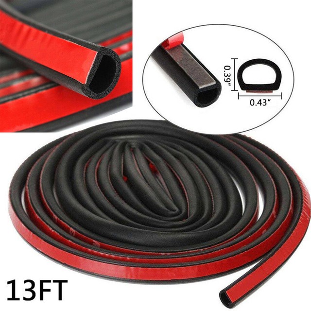 Universal Weatherstrip Small Dshape Car Door Rubber Weather Seal