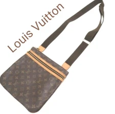 Duties incl. Auth LOUIS VUITTON M40044 Monogram Pochette Bosphore Shoulder Bag