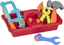 Playkidiz Kids Tool Set - 23 Piece Tool Box Set  For Kids to Play