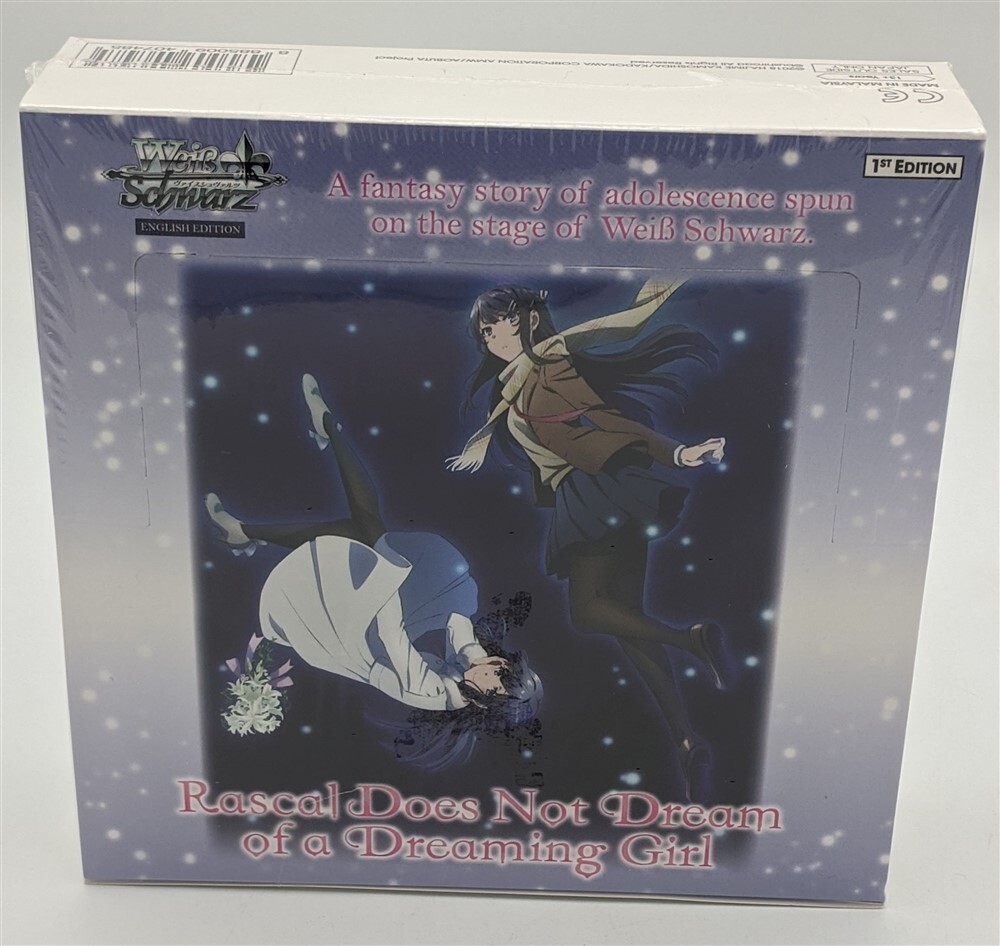 Sealed Booster Box Weiss Schwarz Rascal Does Not Dream of a