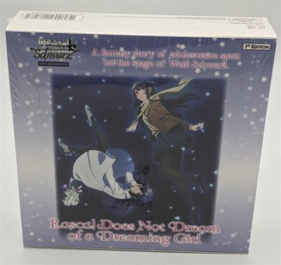 Sealed Booster Box Weiss Schwarz Rascal Does Not Dream of a Dreaming Girl  TCG | eBay