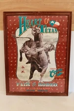 Rare Heart Of Texas Fair & Rodeo Promo Poster Oct 3-11 1997 WACO TX. Coors Rodeo