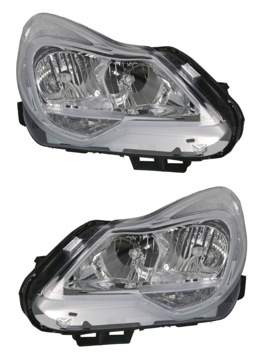 Phare avant Opel Corsa D gauche droit pour remplacer des optiques ternis 2011-2014