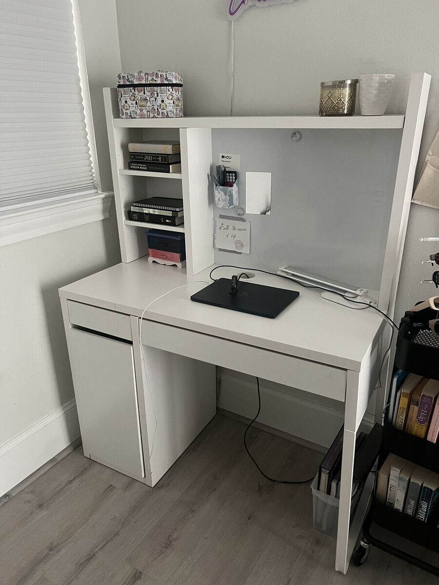 IKEA MICKE Desk, white, 41⅜ IKEA MICKE Desk, white, 41⅜