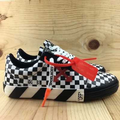 off white vulc low checkered