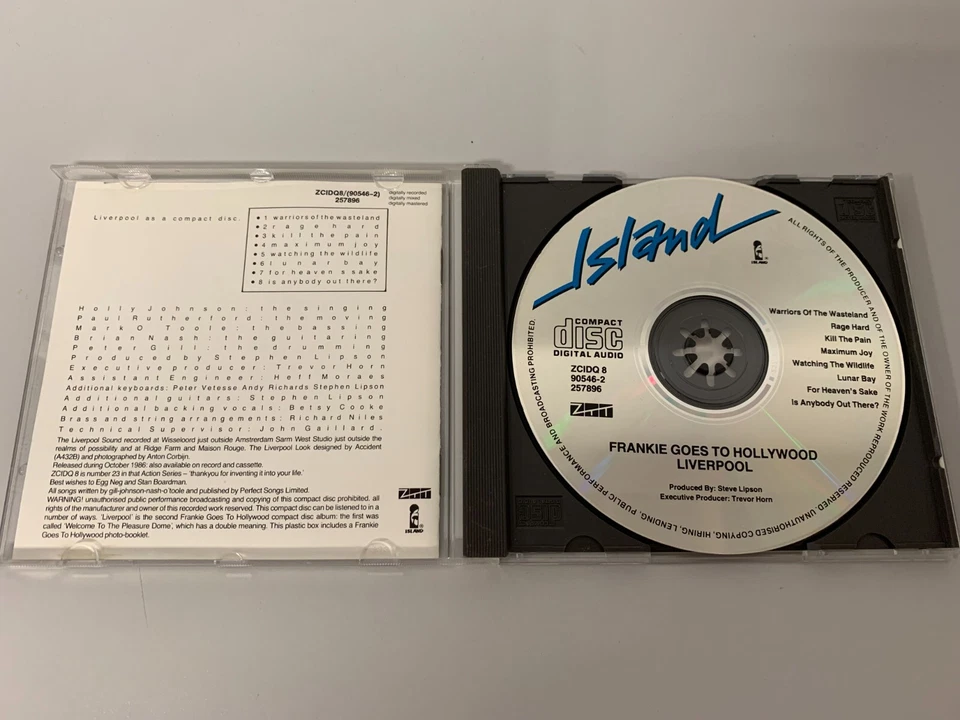 Frankie Goes To Hollywood – Liverpool - CD © 1986 - Watching The Wildlife,Rage H - Bild 2 von 3