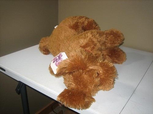 GUND Labradoodle Dog Plush 18” Brown Lord & Taylor 2003 Plaid Collar Realistic - Picture 10 of 10
