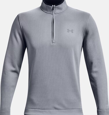 Under Armour Golf Herren Storm Sweater Fleece Zip Top, grau, NEU