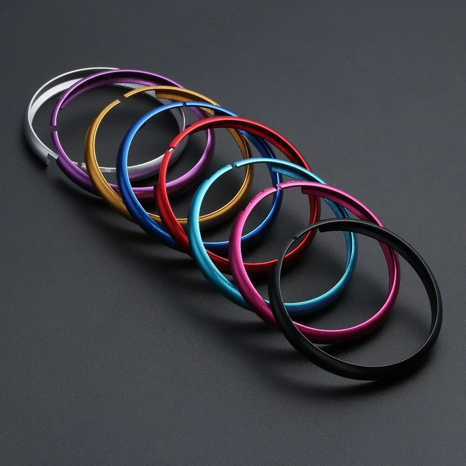 Aluminum-Alloy Key Fob Ring Trim Chain  For BMW Mini Cooper Clubman Countryman - Image 3 of 4