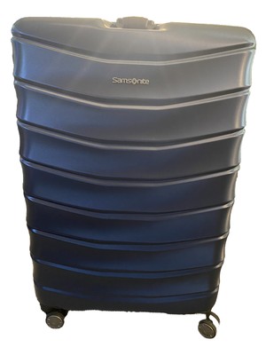 2 PIECE Samsonite Amplitude Hardside Blue Luggage Set Carryon 