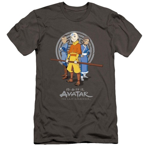 T-shirt Vintage Avatar Le Dernier Maître De L'Air Nickelodeon 2005 - Taille L Noir