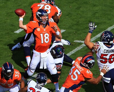 8x10 Photo PEYTON MANNING Denver Broncos NFL Pro Super Bowl MVP Colts ...