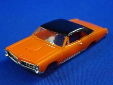 New 67 Orange/Black GTO MoDEL MoToRING T-jet HO Scale Slot Car Body Aurora RRR