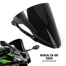 Motorcycle Wind Protection Black Windshield Windscreen For