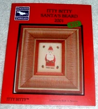 Twisted Threads "Itty Bitty Santa's Beard" 2001 Counted Cross Stitch Kit ~ WA
