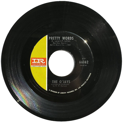 The O'Jays / I'll Never Forget You ♪ Pretty Words (Imperial