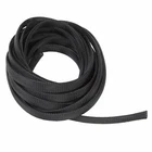 1/2" Black 100 FT Expandable Wire Cable Sleeving Sheathing Braided Loom Tubing