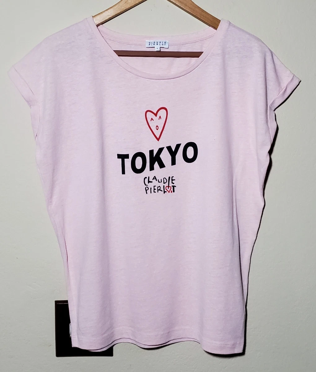 Claudie Pierlot T Shirt Womens Size 2 Medium Tokyo eBay