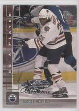 2001-02 ITG Be A Player Memorabilia All-Star Fantasy 9/10 Mike Grier #116 0ad