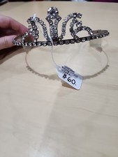 Vintage Rhinestone Tiara Crown Hair Combs