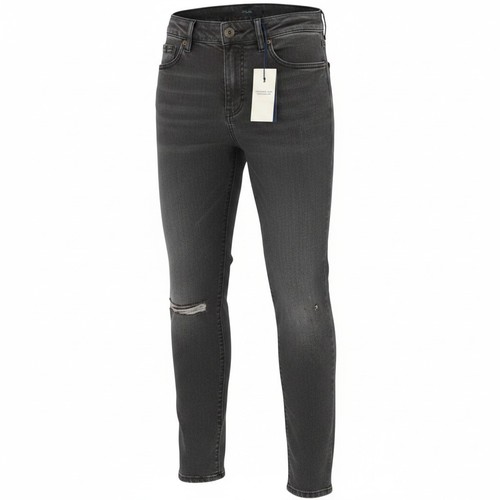 Supreme, Scotch & Soda Supreme Slim Straight Women Jeans W24 L32 Grey Destroyed