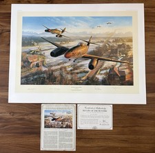 Nicolas Trudgian Return of the Hunters Signed Galland Rudorffer 5/1000 COA