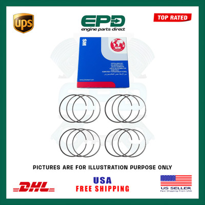 Piston Rings Sets x4 791283-00-4 83mm Fits Mercedes Benz M274 1.6T 2.0T Petrol