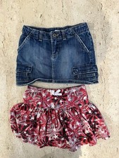 Girl s Size M 7/8 Issac Mizrahi Skirt and Old Navy Denim Skirt
