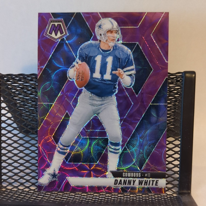 Panini 2025 Mosaic Danny White Purple Mosaic Prizm Dallas Cowboys #240 NFL