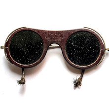 Rare Antique National Welding Glasses