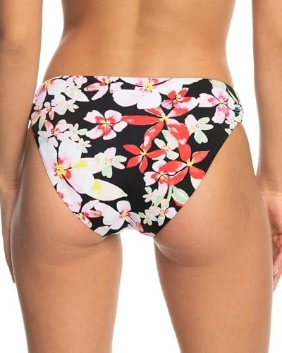 Roxy Swim Bikini Bottoms Anthracite New Life, Strap Hipster Design, L - Image 3 of 4