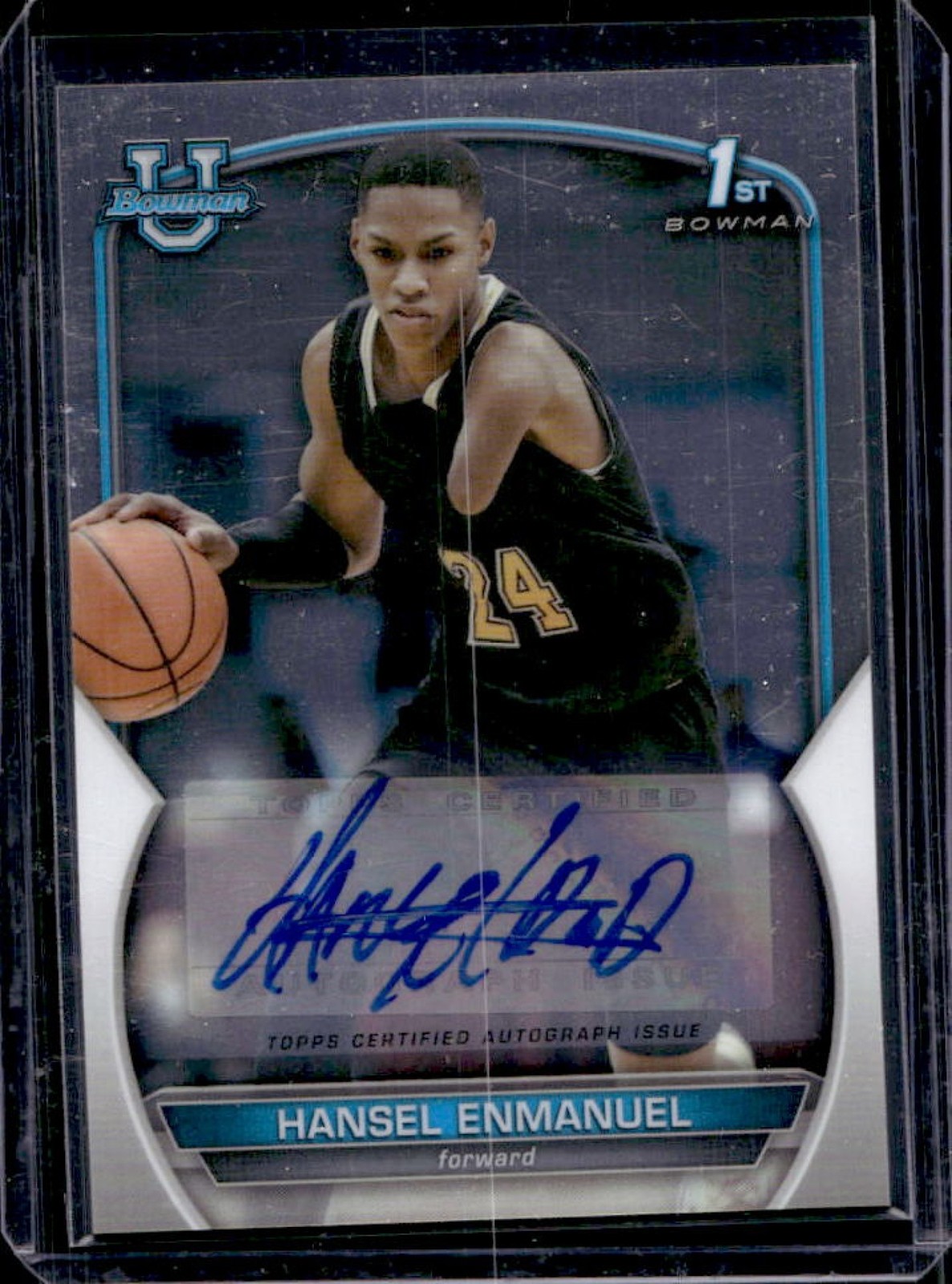 2022-23 Bowman Chrome U Hansel Enmanuel Prospect Auto #52