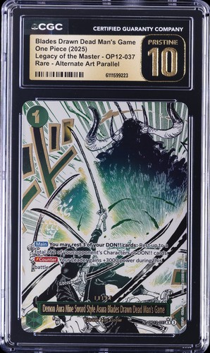 2025 DEMON AURA NINE SWORD STYLE ASURA BLADES DRAWN DEAD MAN'S GAME CGC 10
