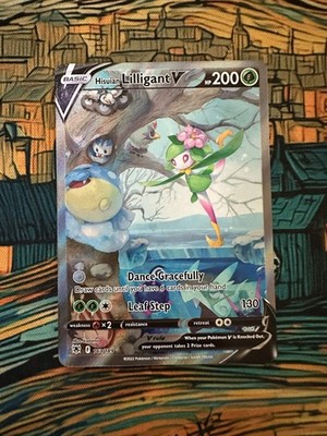 Pokemon TCG Hisuian Lilligant V 163/189 Full Art Holo English 200 HP Astral