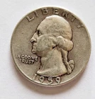 1959  Washington Quarter, 90% silver (2`)