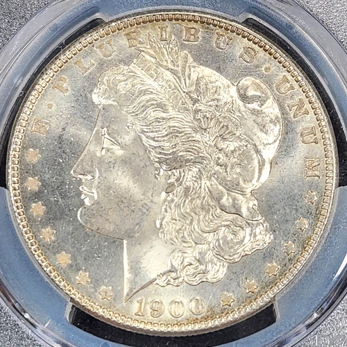 Silver 1900 Morgan $1 Dollar | PCGS MS66 Gem BU