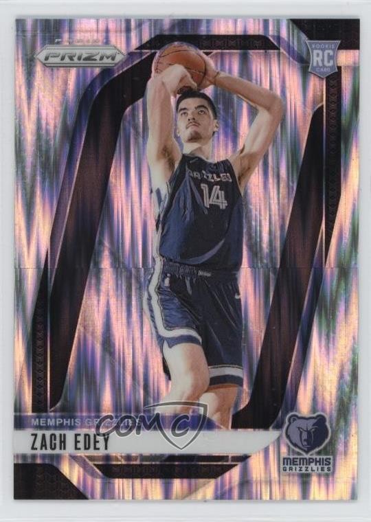 2024-25 Panini Prizm Skewed Prizm 139/249 Zach Edey #249 07mp