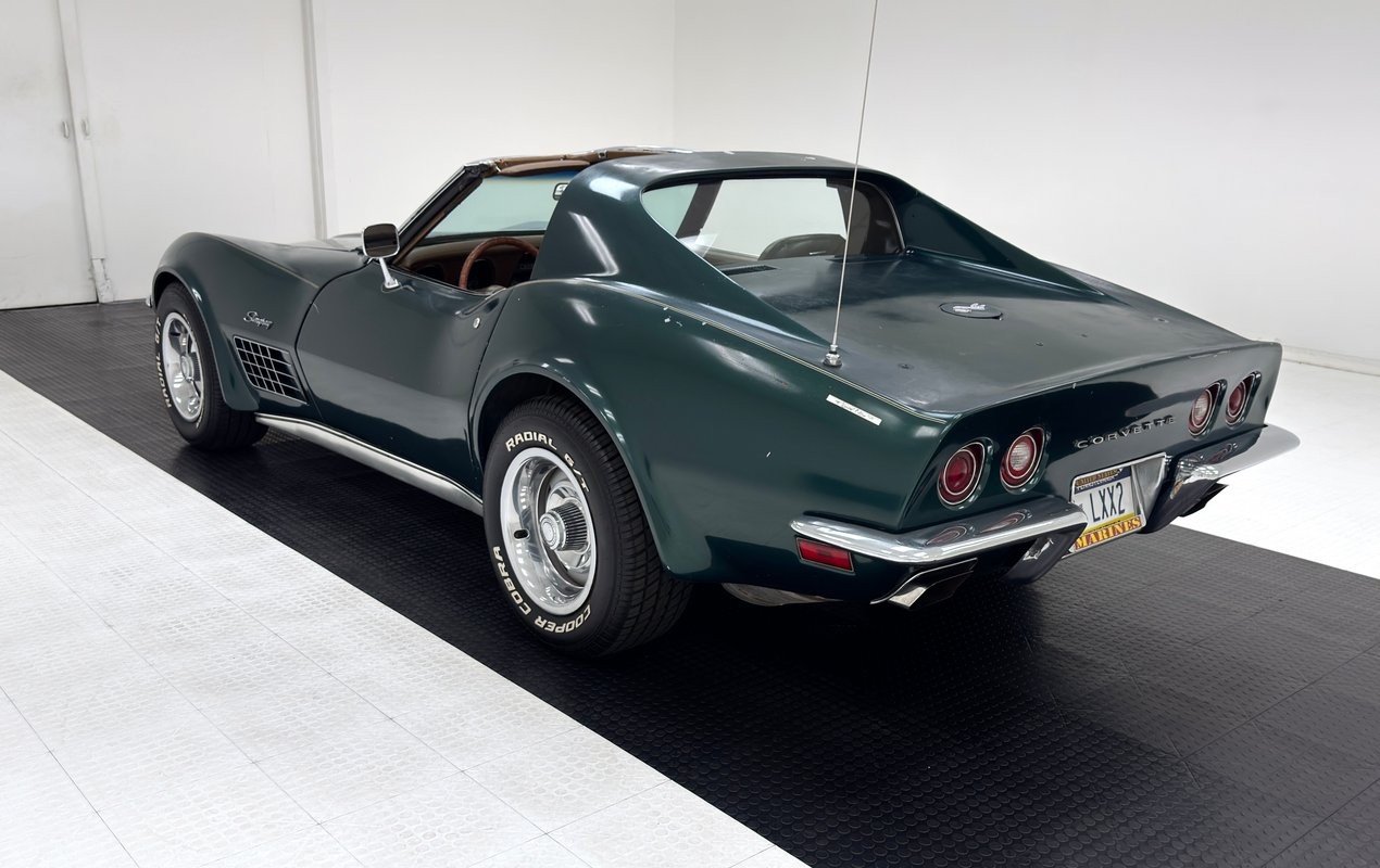 1972 Elkhart Green Metallic Chevrolet Corvette   | C3 Corvette Photo 6