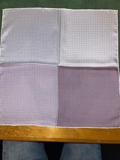 Purple Silk Pocket Square 16.5" by 16.5"