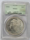 New Listing1880-P United States, Morgan Silver Dollar, PCGS MS63, Old Green Holder
