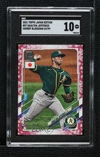 2021 Topps Japan Edition Cherry Blossoms 69/99 Daulton Jefferies SGC 10 GEM 09dw