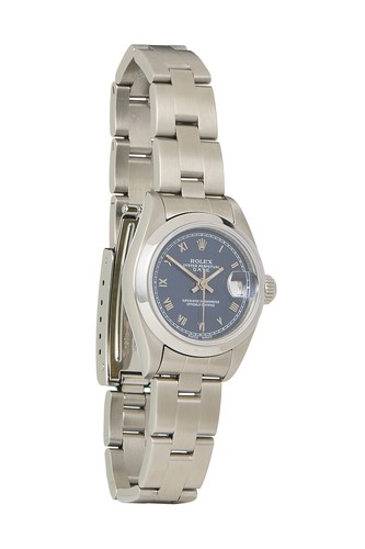 Rolex Blue Dial Stainless Steel Datejust 69160 26mm - WGACA