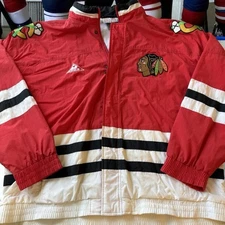 Vintage Apex One Chicago Blackhawks NHL Full Zip XL Jacket