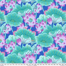 Lake Blossoms - Turquoise - FreeSpirit Fabrics - Kaffe Fassett