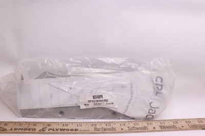CR Laurence Wide Drop Plate Aluminum 9-3/4-In x 3-1/2-In Overall Dimension DC54D