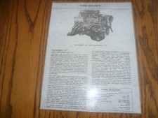 1963 12 Ford 427 Thubderbird High Performance Engine Article - Vintage