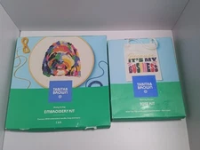 Tote Bag Kit and Blackie The Dog Embroidery Kit Tabitha Brown Target NEW